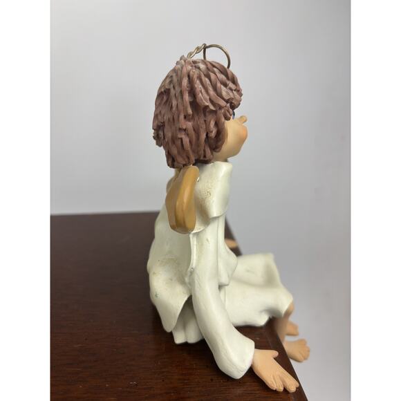 Vintage Angel Shelf Sitter 627/3000 7 In Tall - Picture 4 of 12